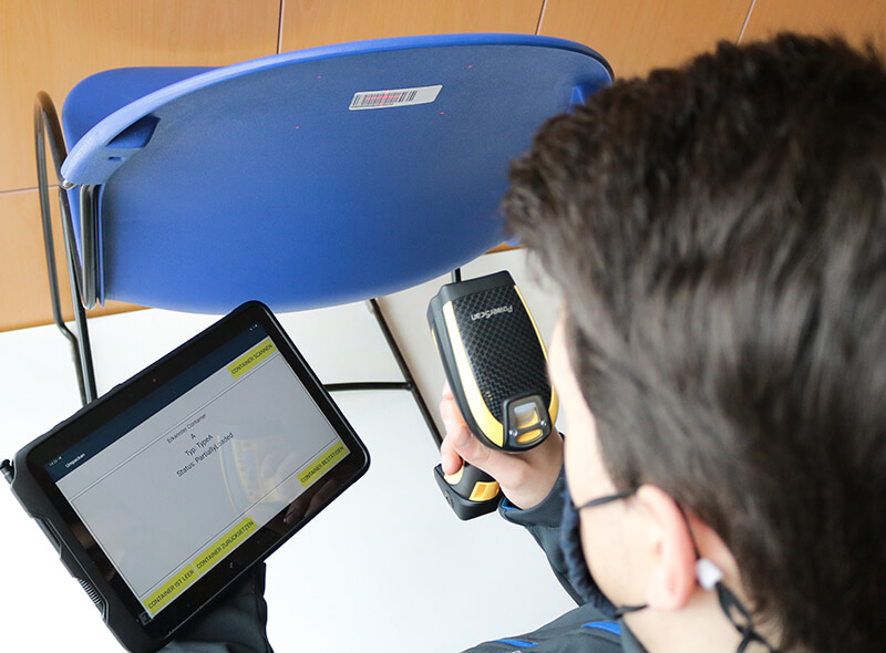 Azubi Fachinformatiker für Anwendungsentwicklung bei der SIGMA Chemnitz - RFID Handheld Scanner