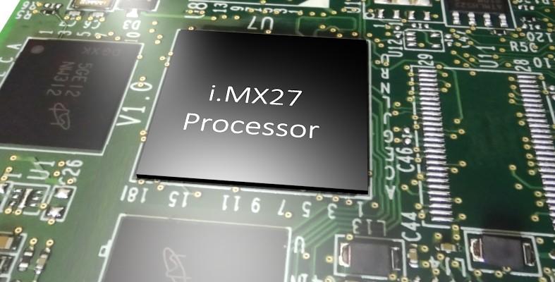 Beispiel eines iMX27 Prozessors von NXP / Freescale