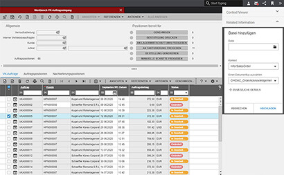 Mit IDM verknüpfen Sie Ihre Vorgänge mit Dokumenten in Infor LN